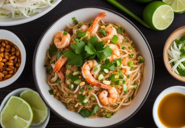 shrimp pad thai recipe