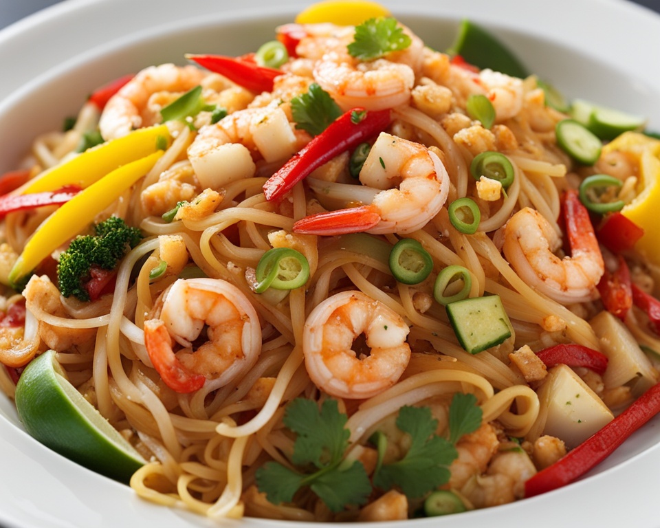 shrimp pad thai vegetarian