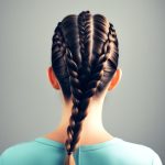 simple french braids for black hair