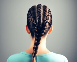simple french braids for black hair